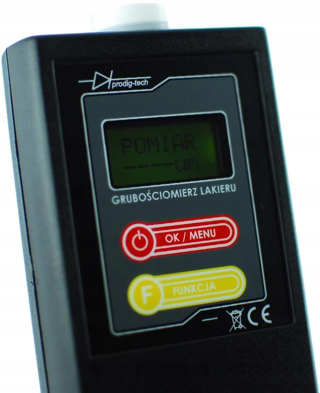 MIERNIK CZUJNIK TESTER GRUBOŚCI LAKIERU GL-1 LCD Kod producenta GL-1