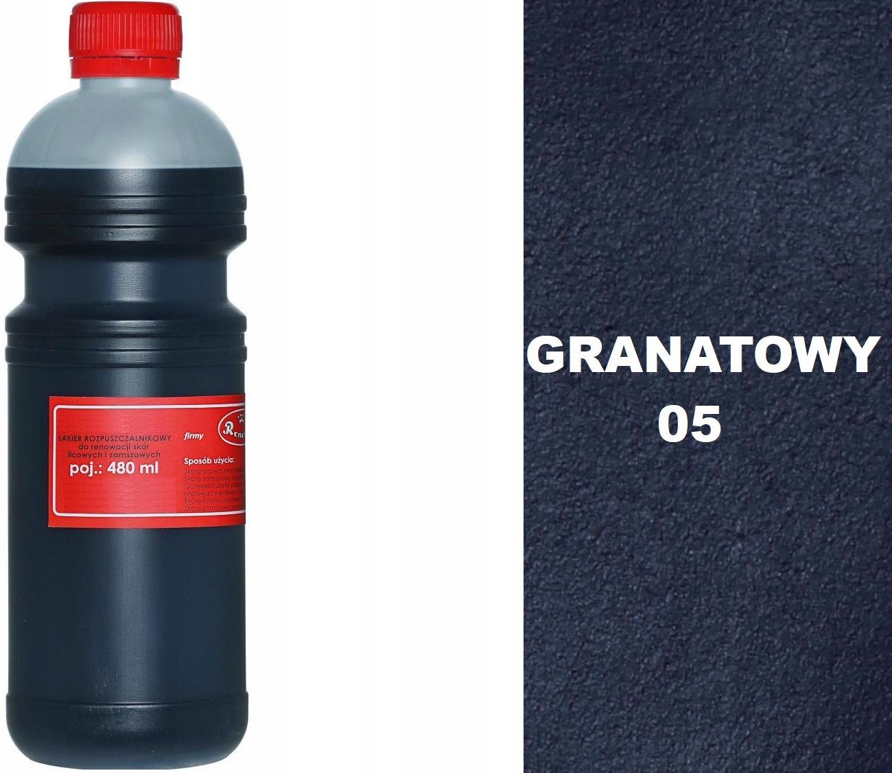 G13-12 Granatowidlo Renoskin Univerzální Barva na semišovou pokožku Nubuku 480 ml