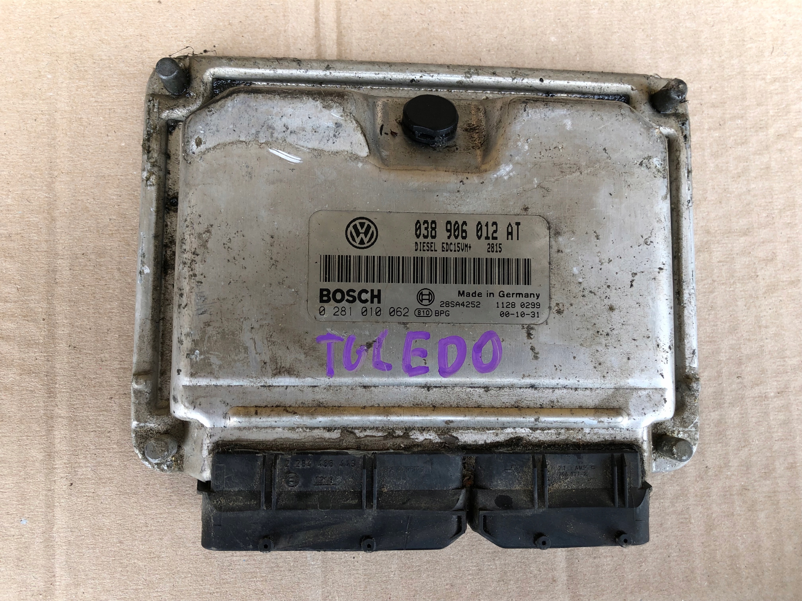 УПРАВЛІННЯ ДВИГУНА SEAT TOLEDO II 1999-2004 1.9 TDI 028101006238906012at