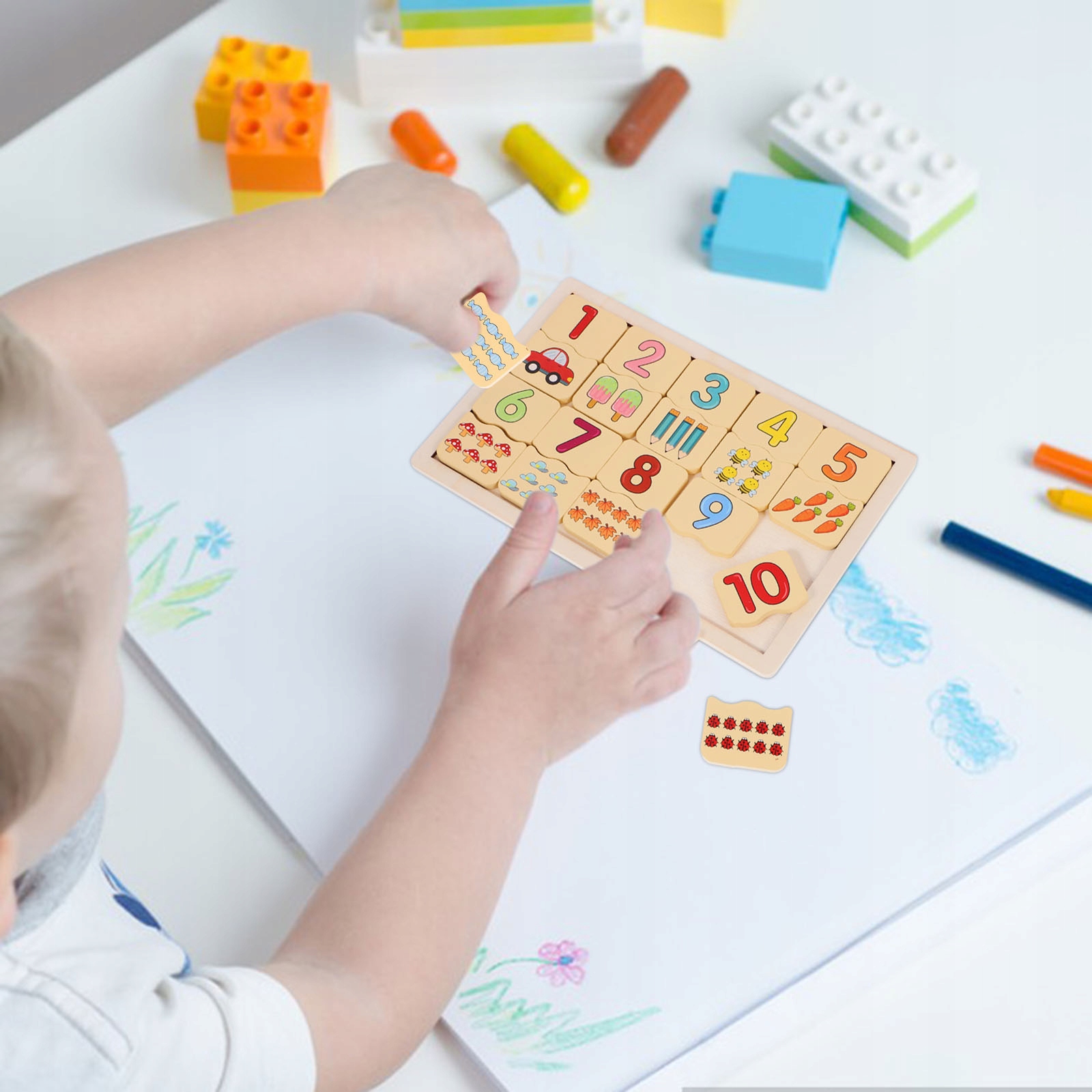 PUZZLE EDUKACYJNE ELEMENTY Rodzaj inny