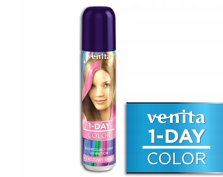 

Venita 1-Day Color Różowy swiat 50 ml
