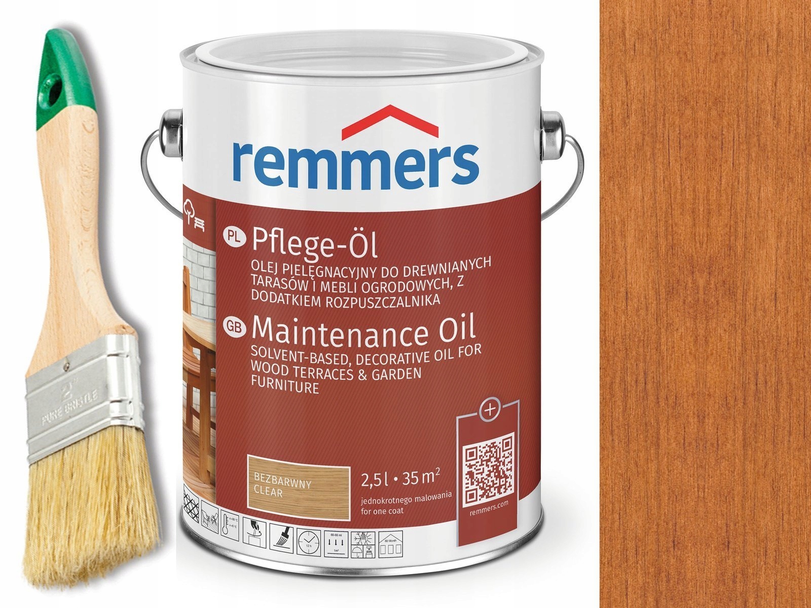 Remmers Pflege-Ol Olej do TARASÓW Teak 2,5 L Marka Remmers