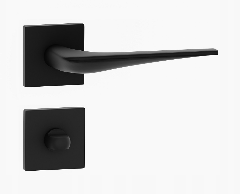 kliky klika Rondo Qr černá Wc rozety