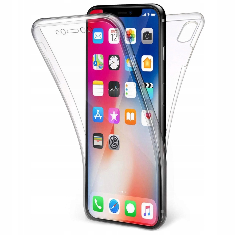 

Etui Silikonowe 360 Stopni do Apple Iphone X Xs