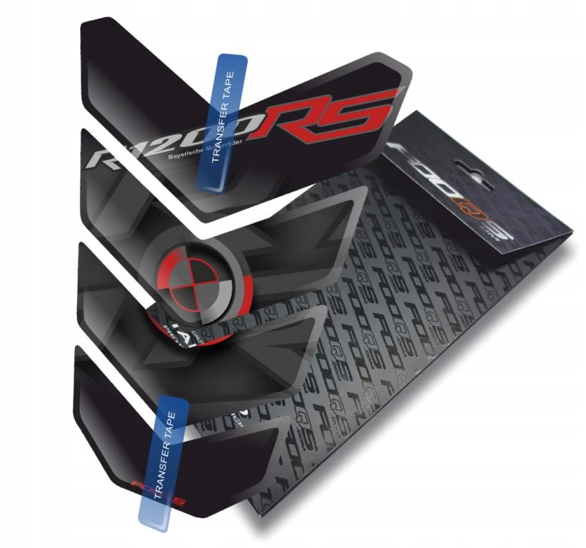 Tank-pad od firmy Fooqs pro Bmw R 1200 Rs R1200 1200RS Černý Červený