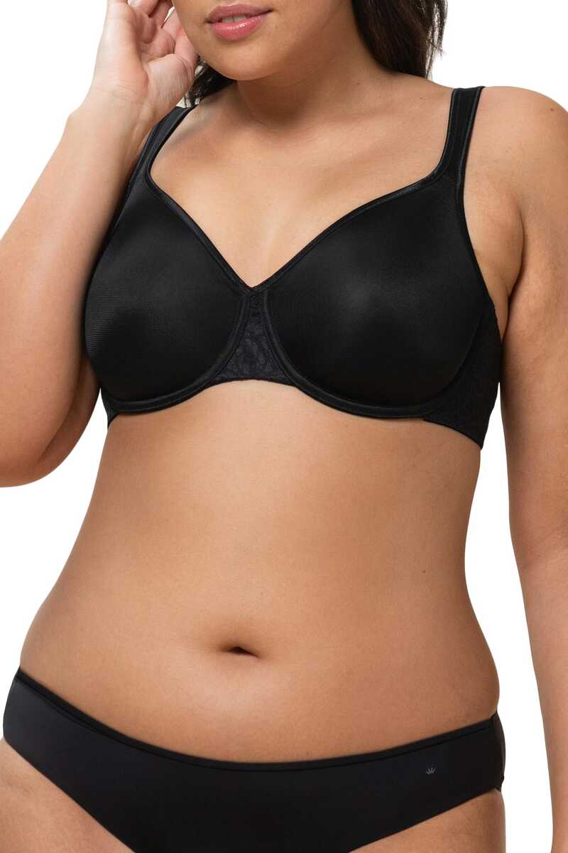 Triumph Podprsenka měkká, pohodlná podprsenka Comfort Minimizer 04 černá 95C