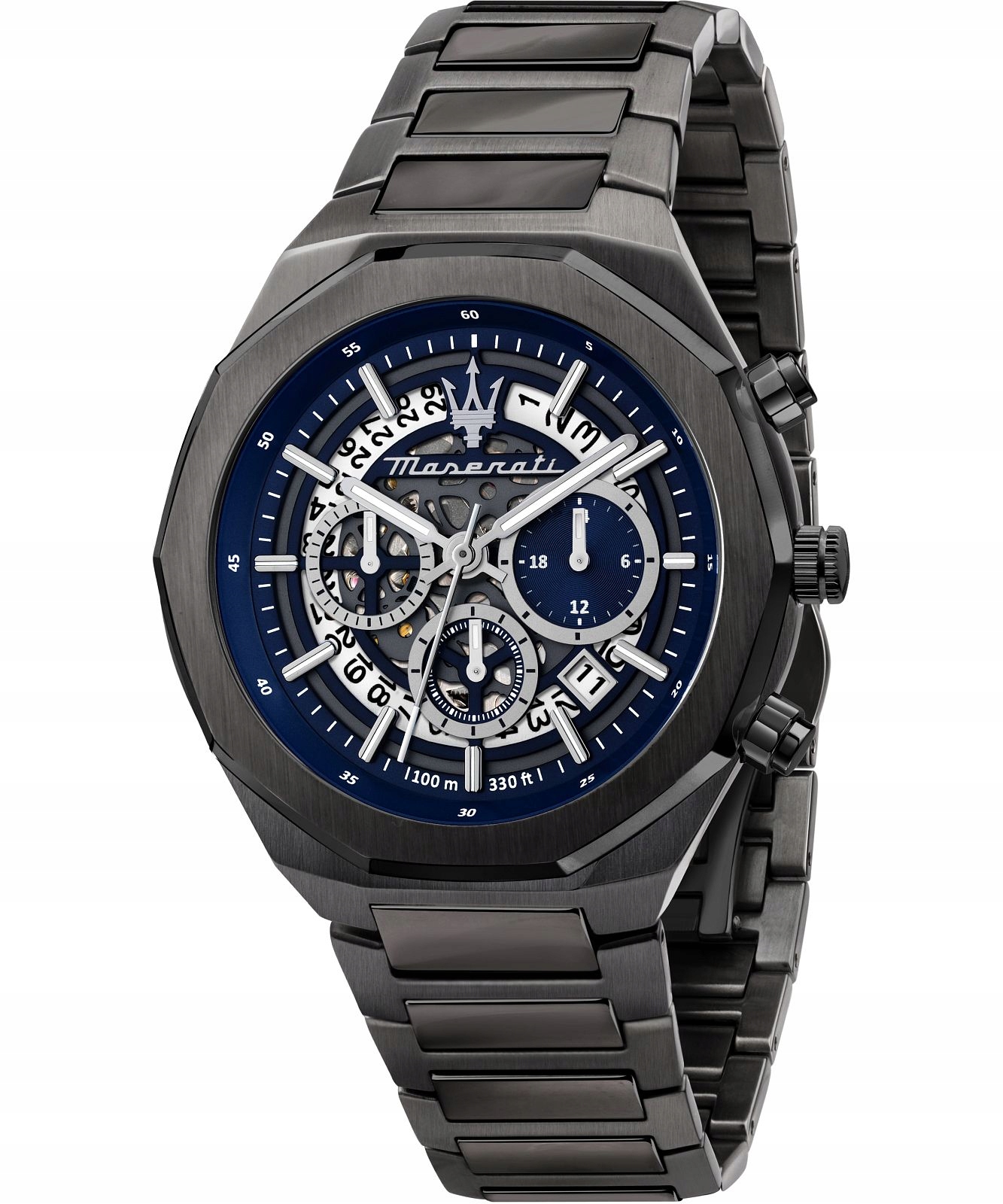 Pánské hodinky Maserati Stile Skeleton Chronograph
