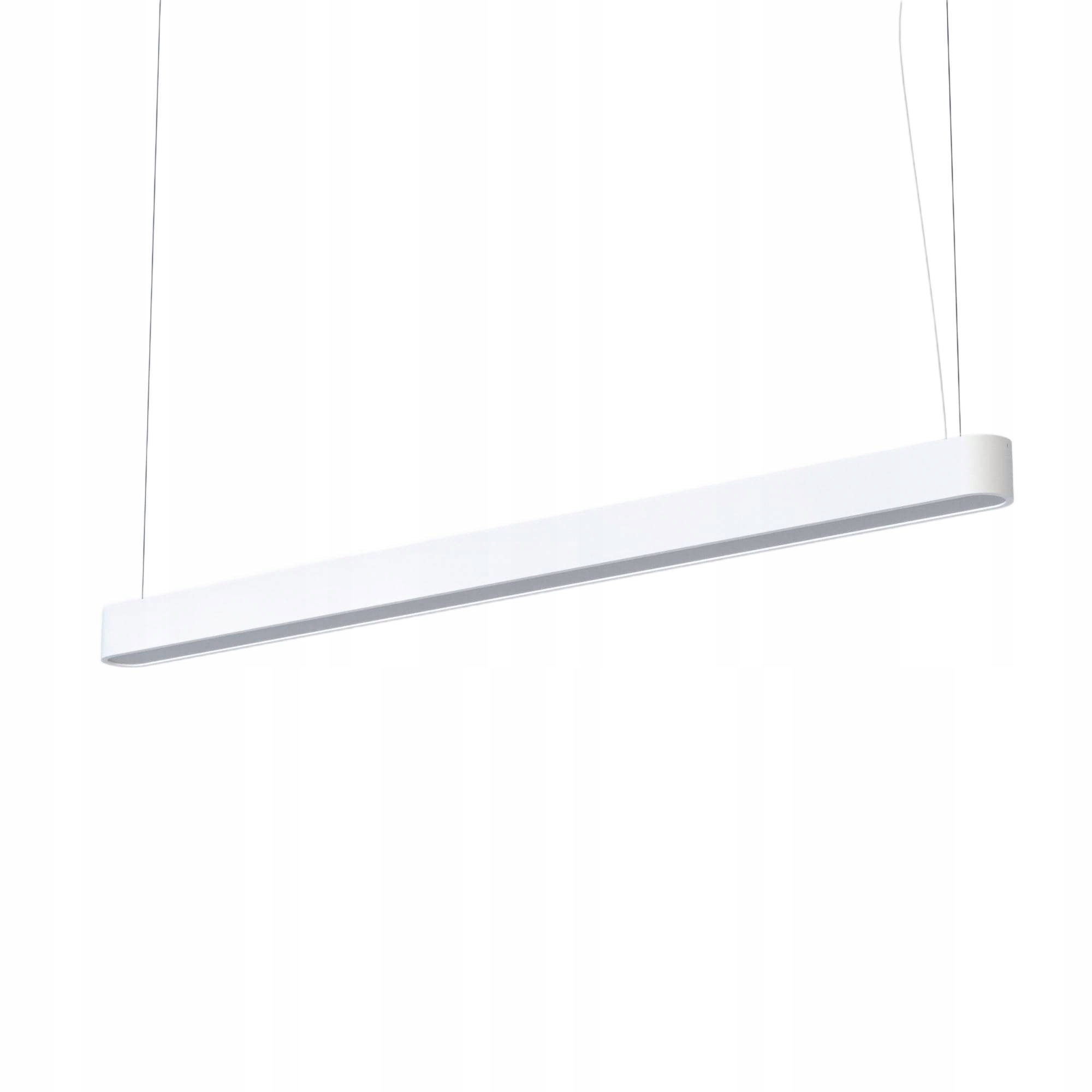 Závěsná lampa lustr bílá nad ostrov bar podlouhlá 125 cm Nowodvorski