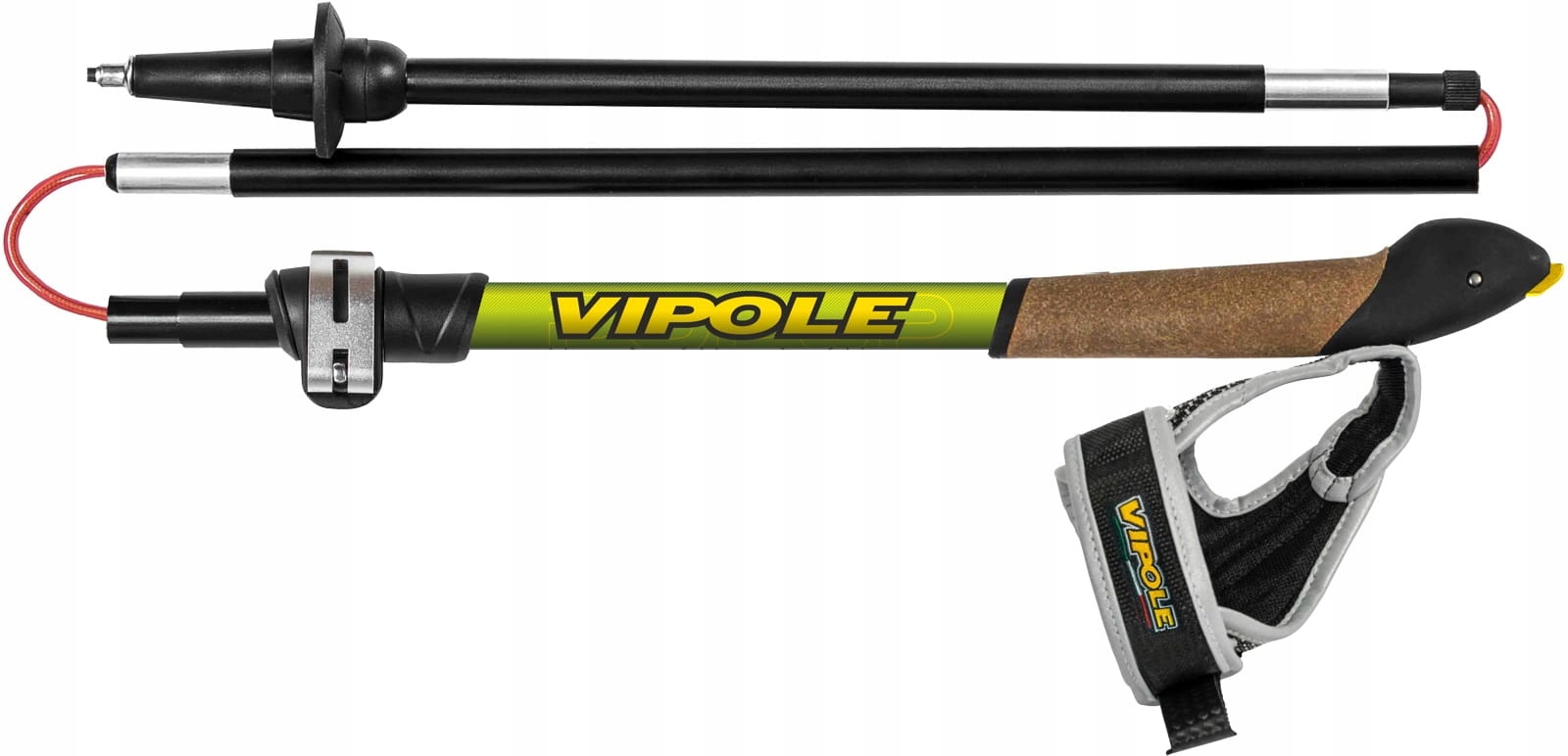 Kije trail running Vipole Traveller Pop Up green D