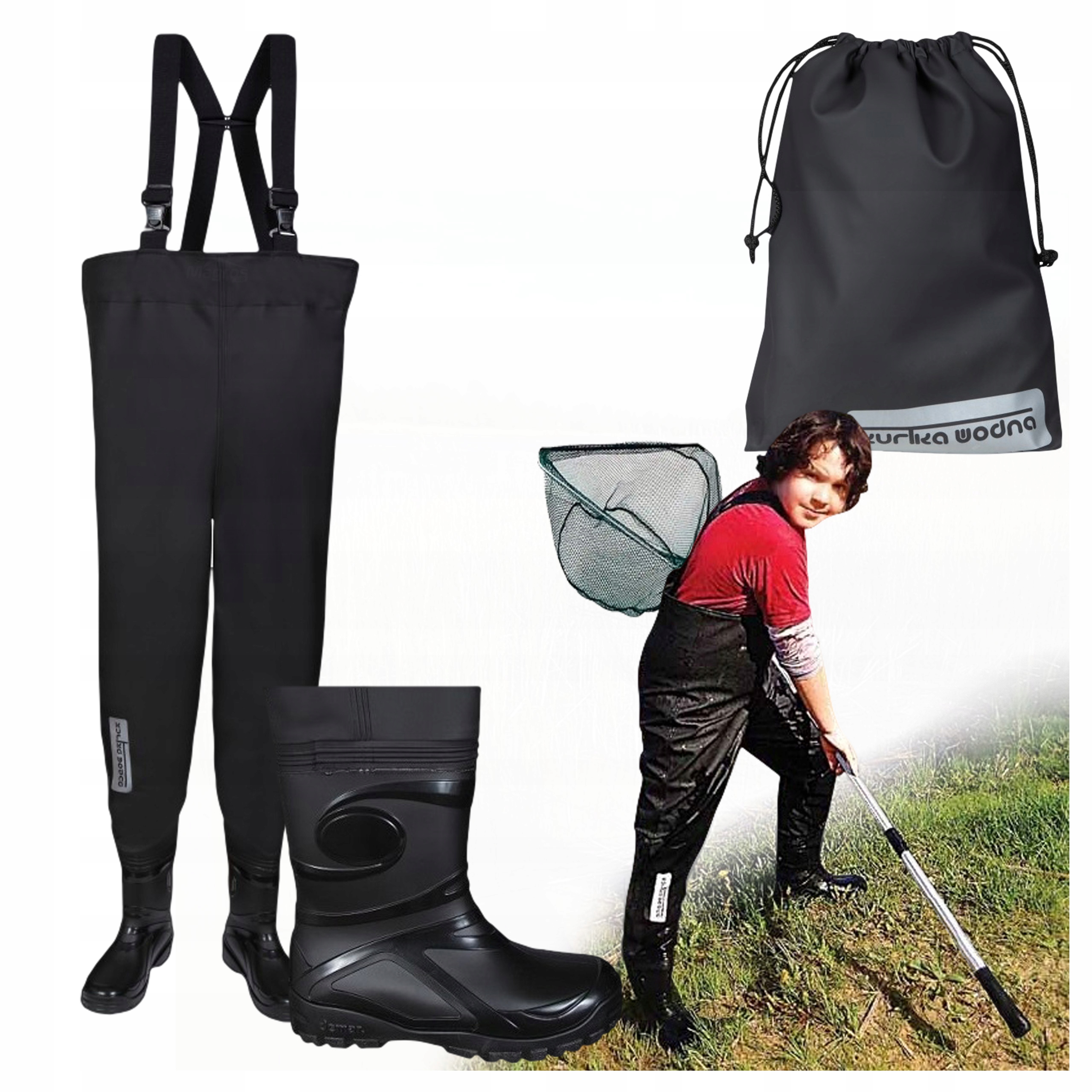 Spodní boty Vodárny pro mladého rybáře Dětské Polské Pros SB06 vel.41