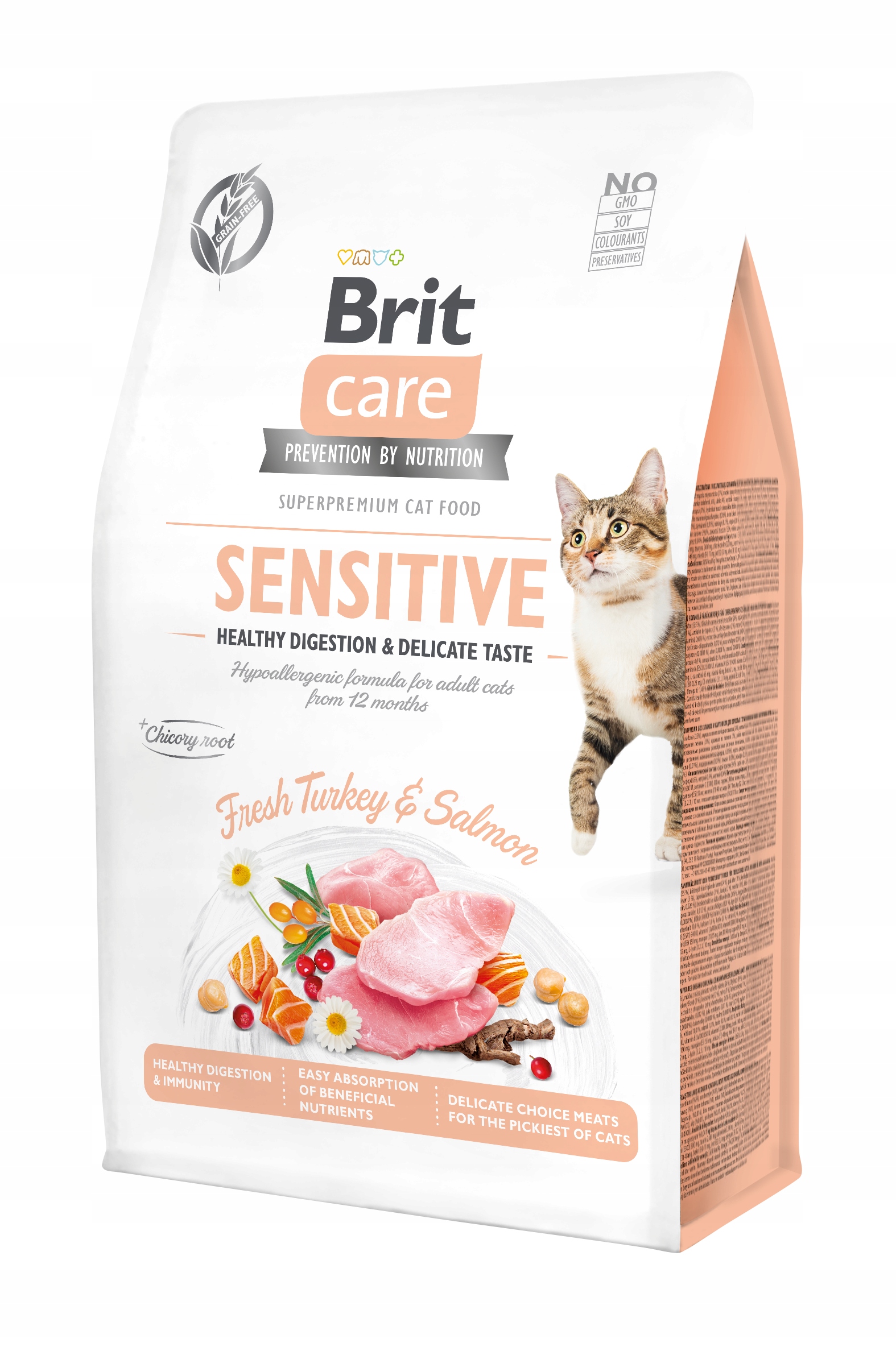 Levně Brit Care Cat Grain-Free Sensitive Healthy Digestion Brit Delicious Ta