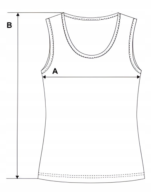 MORAJ Podkoszulka damska bawełniana - XXL Dekolt okrągły