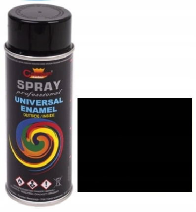 CHAMPION SPRAY CZARNY MAT RAL 9011 400 ML