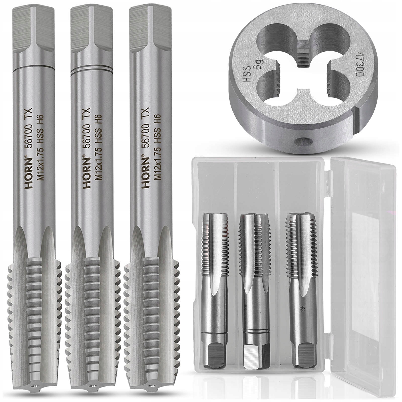 

Gwintowniki Narzynka M12x1.75 Hss Zestaw 3+1