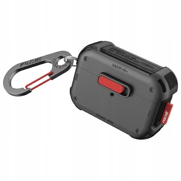 Skinarma pouzdro Mecha AirPods Pro 2 šedá/gunmetalová