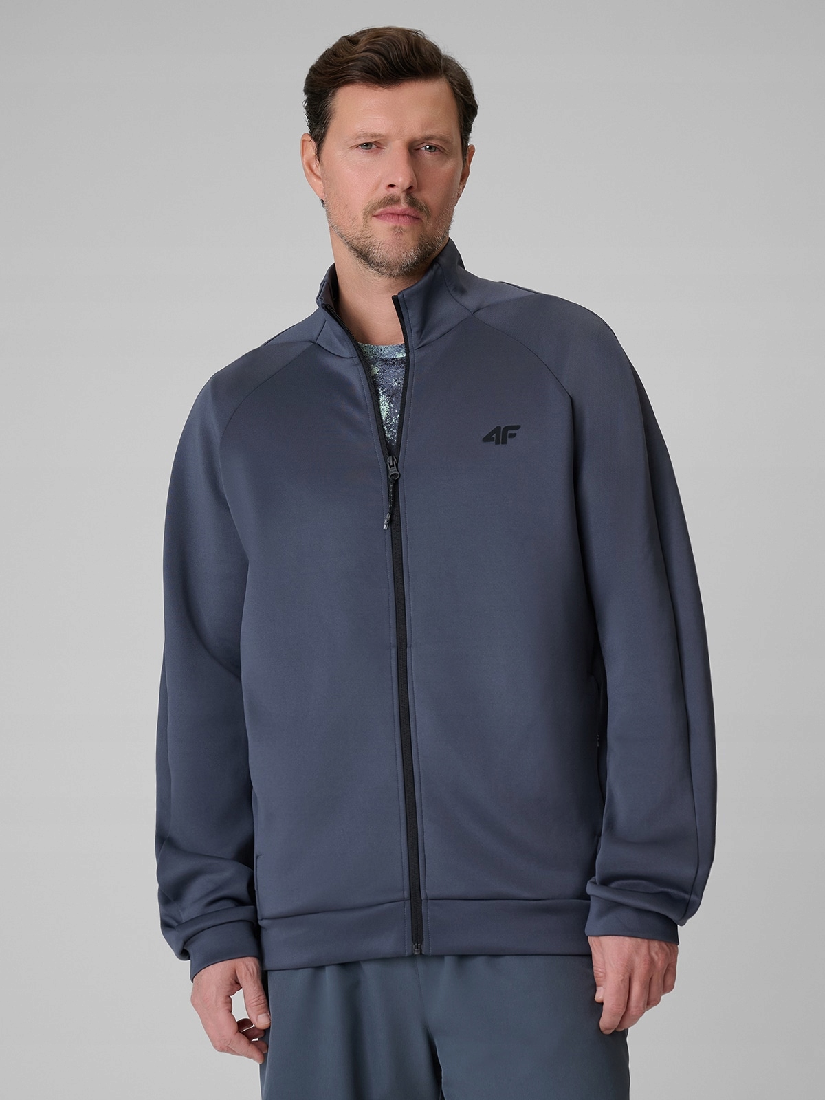 4F Mikina Šedá Regular Rychleschnoucí 4FDRY M