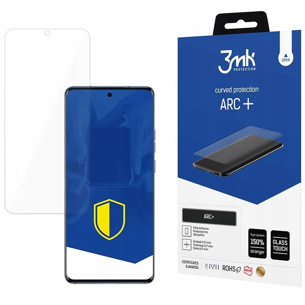 3MK Arc+ Wytrzymałe Mocne Szkło Hartowane Na Cały Ekran Do Motorola Edge 40
