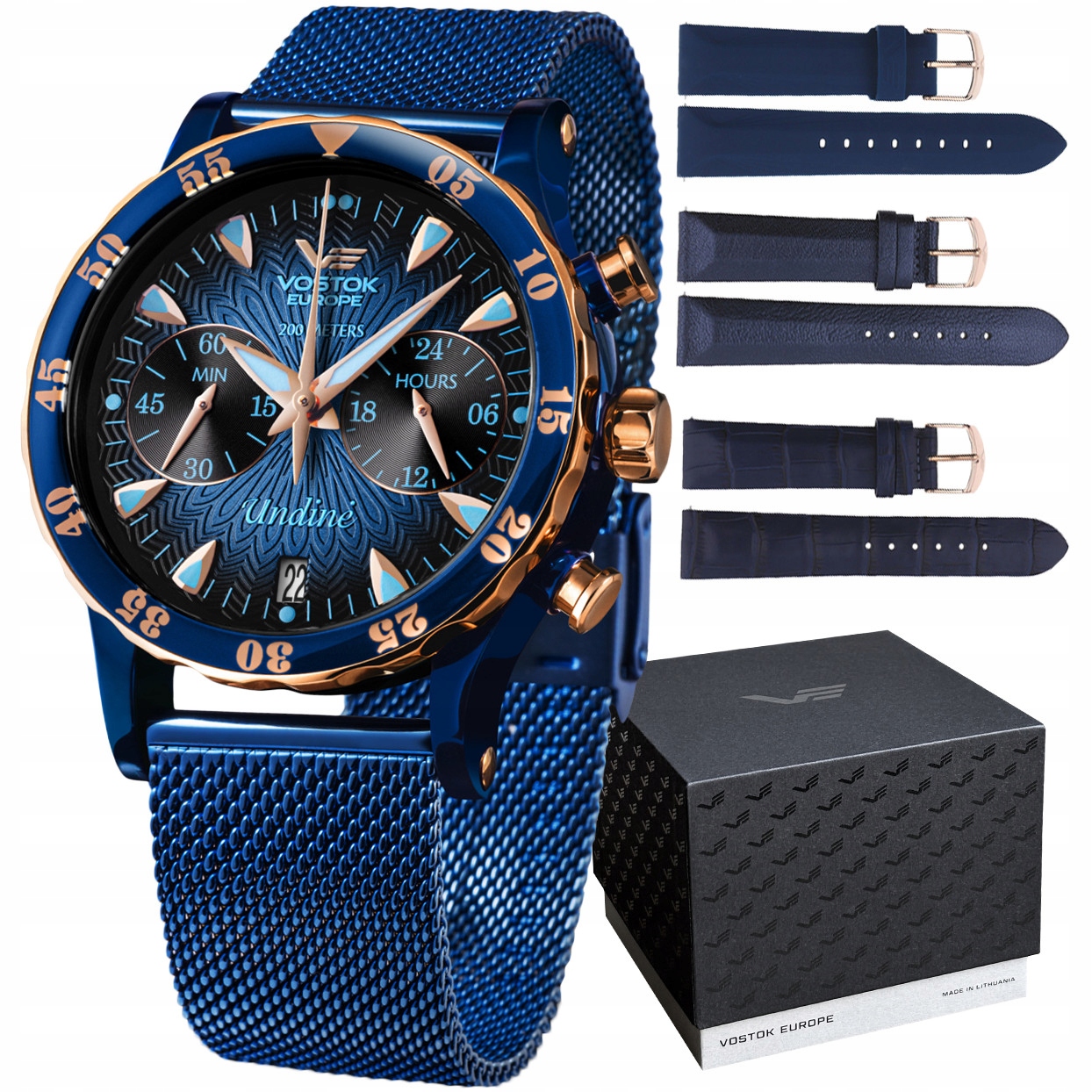 Dámské hodinky Vostok Europe VK64-515E628B1 modré