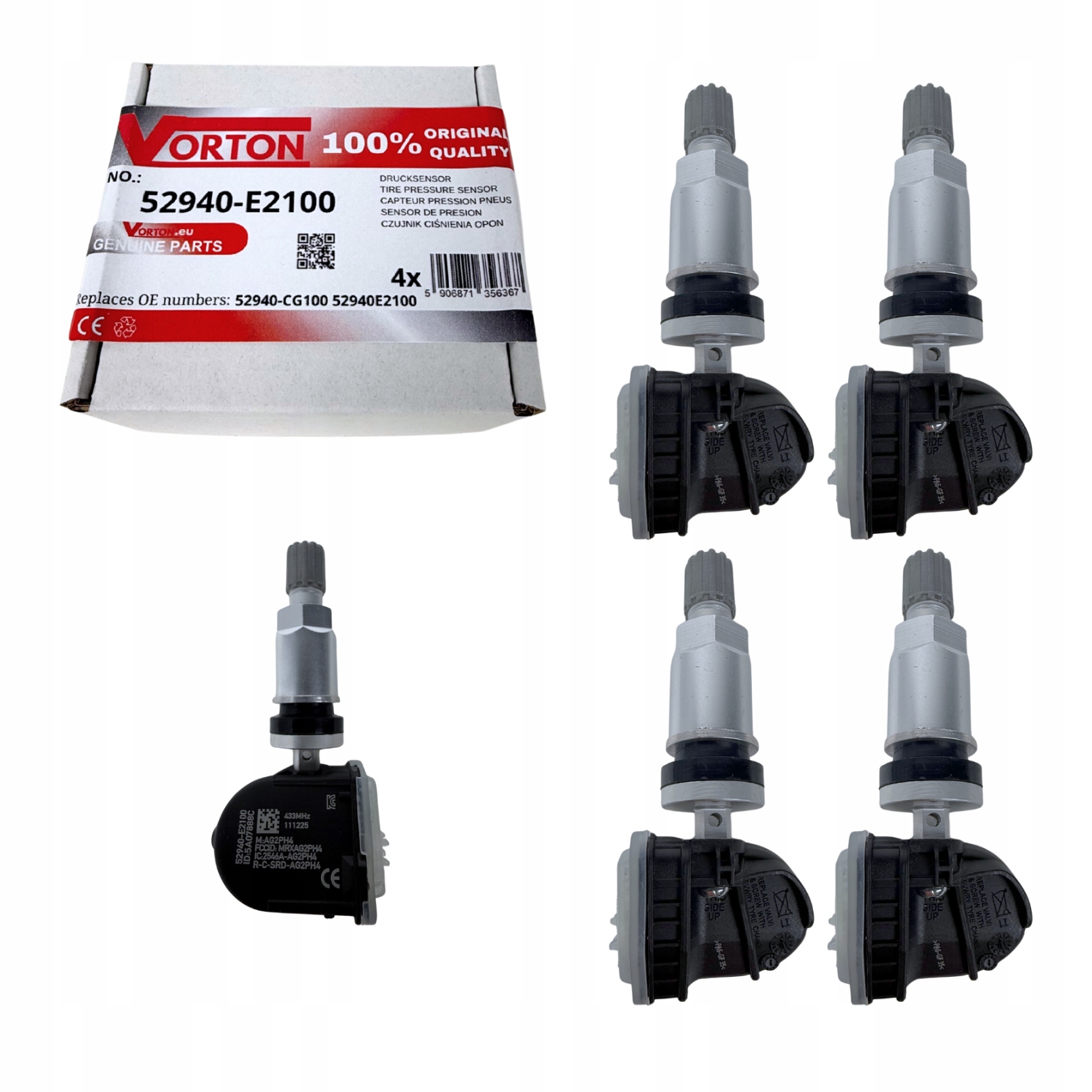 Snímače Tlaku Vzduchu Pneumatika Koles Tpms Kia Niro Ev 2 3 4 5 6 K4