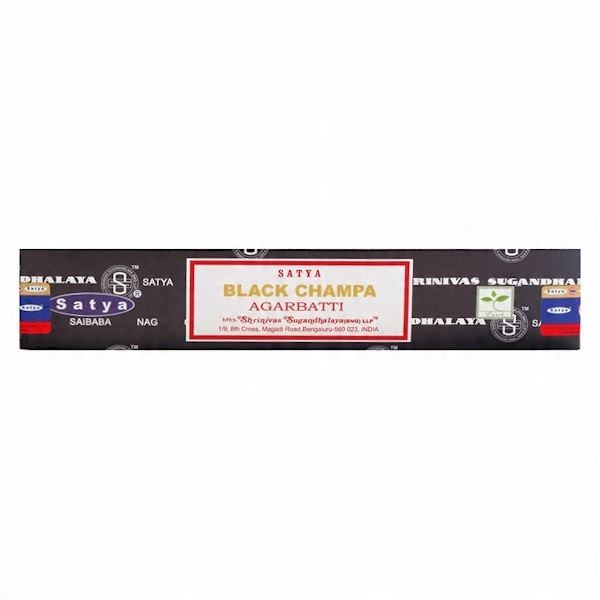 

Black Champa Kadzidełka Oczyszczające Satya 15g