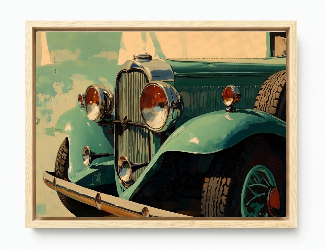 Obraz Rama American Box Automobilový Automobil Oldtimer Vintage 80x60