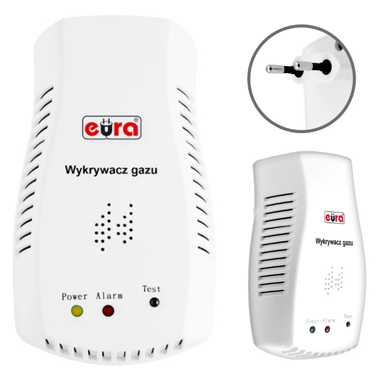 

Czujnik Gazu Ziemnego Lpg do Gniazdka 230 V Led