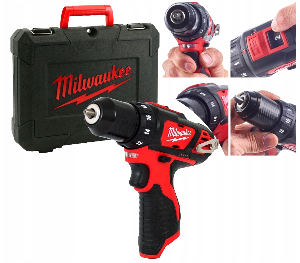 

Wiertarka Wkrętarka Milwaukee M12 BDD-0 12V Body