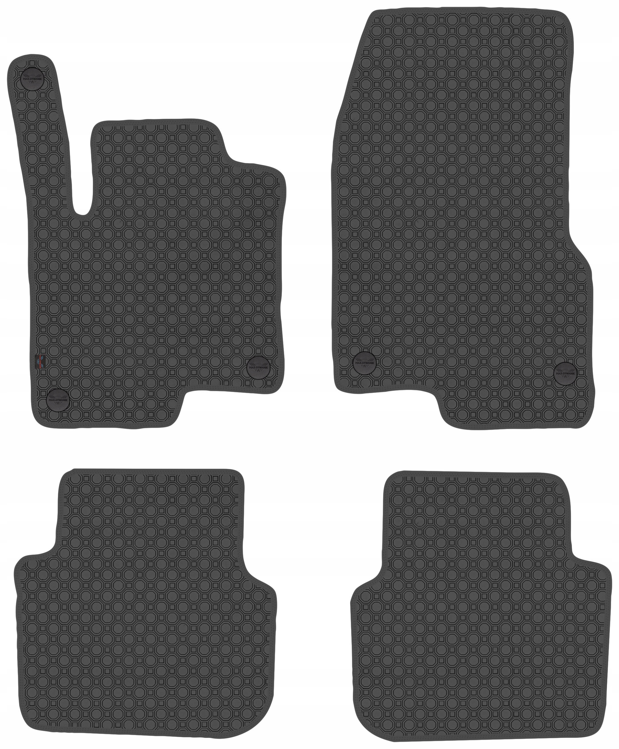 Smart Forfour I 2004-2006 Koberečky guma černá