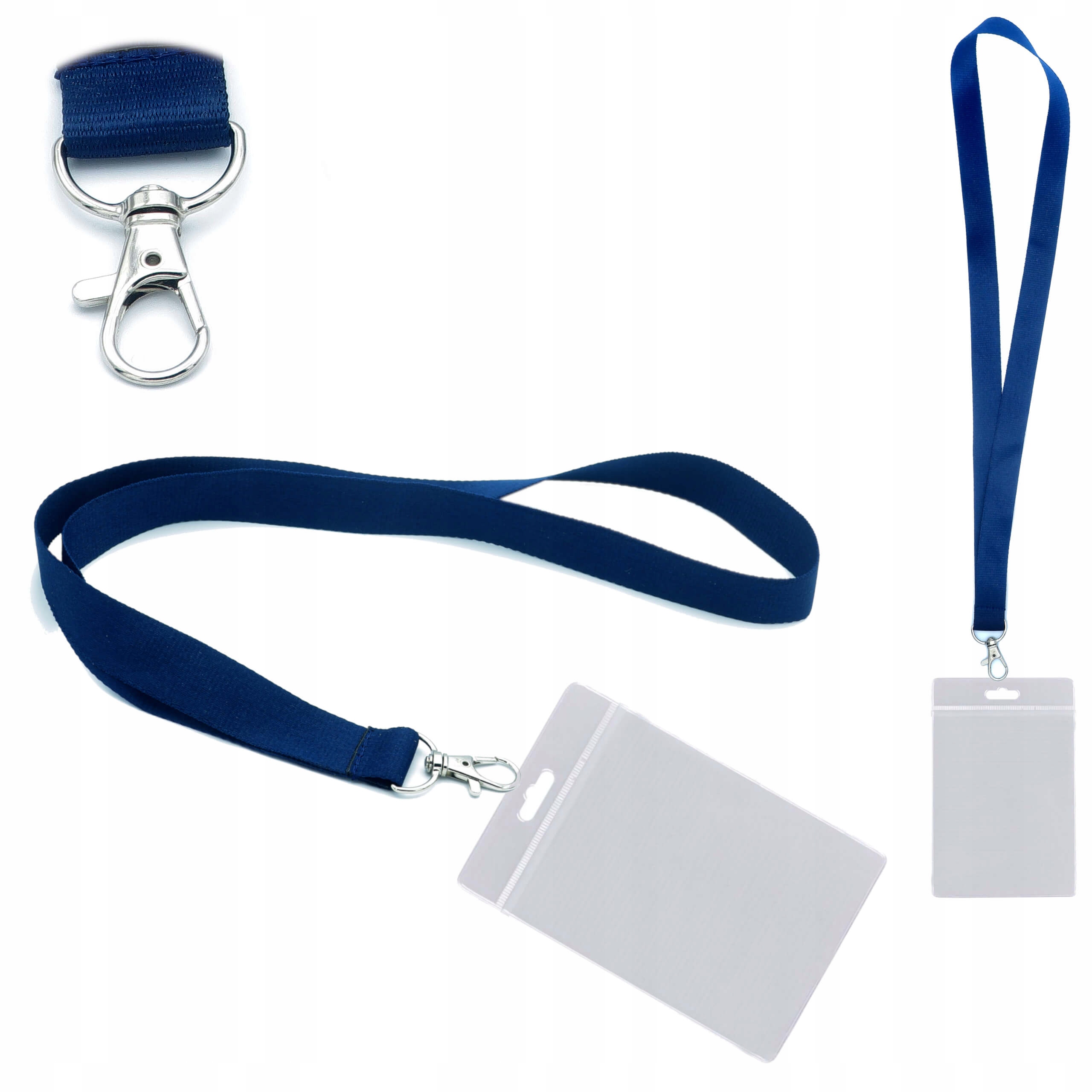 

Identyfikator pionowy holder A7 82x106mm smycz