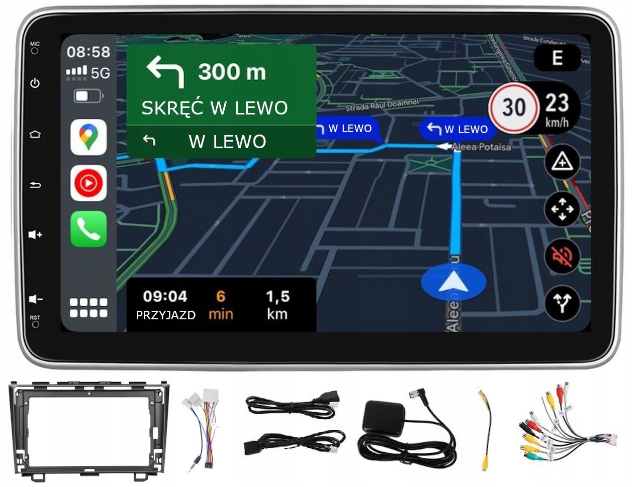 Rádio Navigácia Honda Crv 2006-2012 Wifi Carplay Android-auto Gps Wifi Usb