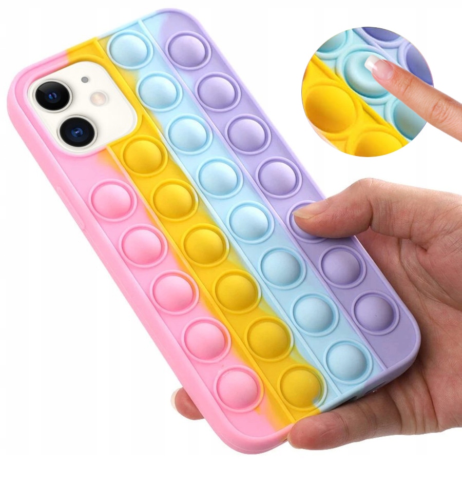 

Etui Bubble Pop It do IPhone 12 12 Pro Szkło