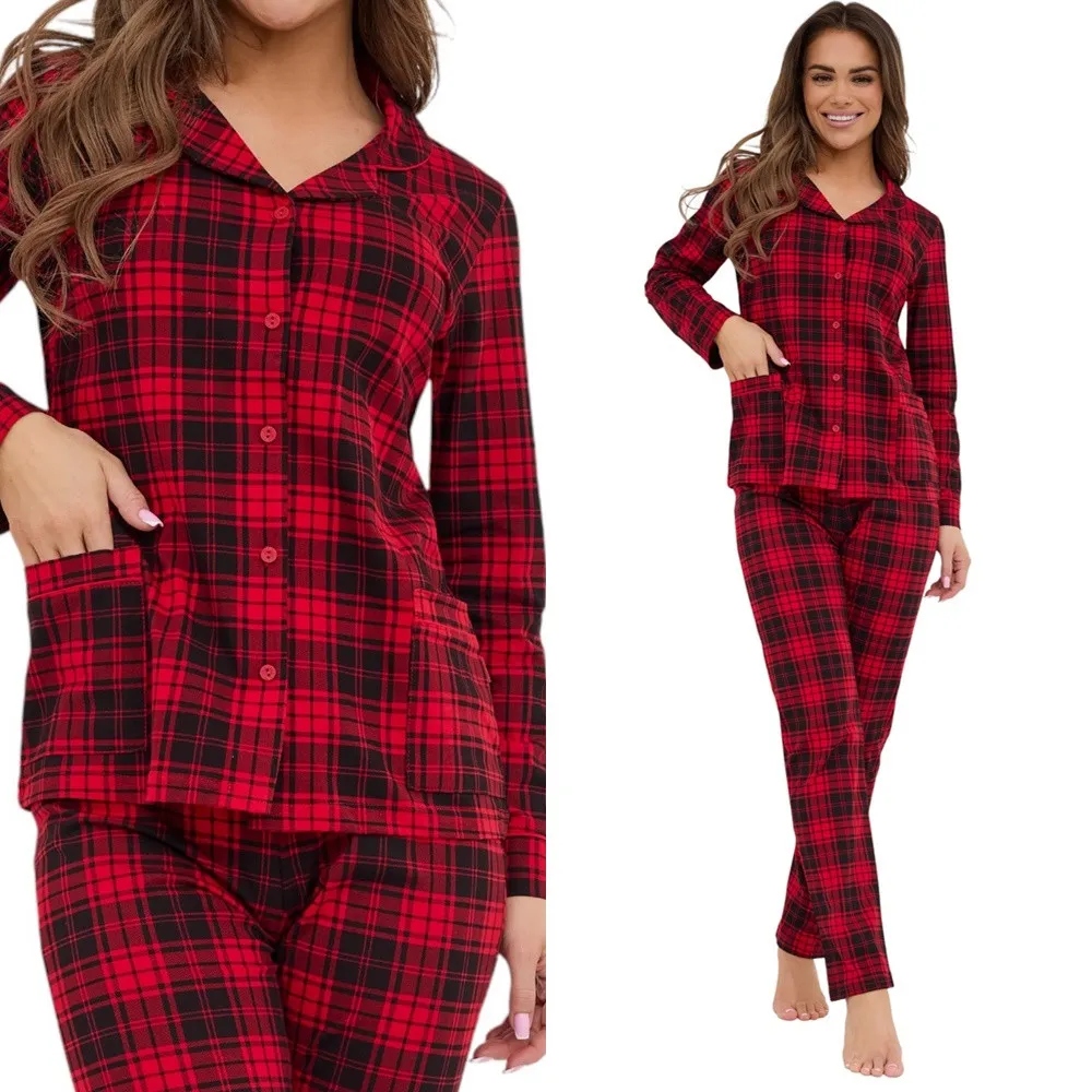 Dámské Pyžamo Cornette Tracy 482 XL 42 Červená