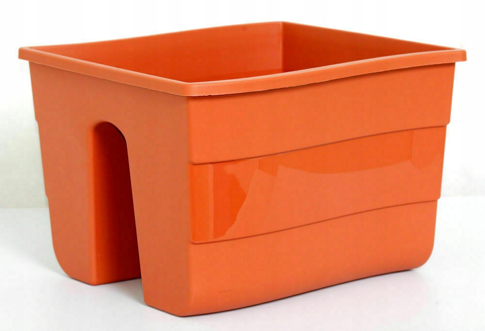 Doniczka na balustradę Wave 30 | Terakota — 17