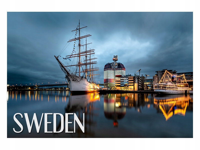 

Szwecja Göteborg Port Magnes na lodówkę