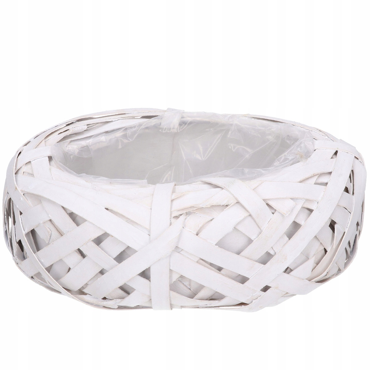 DONICZKA OSŁONKA WIKLINOWA KOSZ KOSZYK NA KWIATY STROIK PODKŁAD 30cm