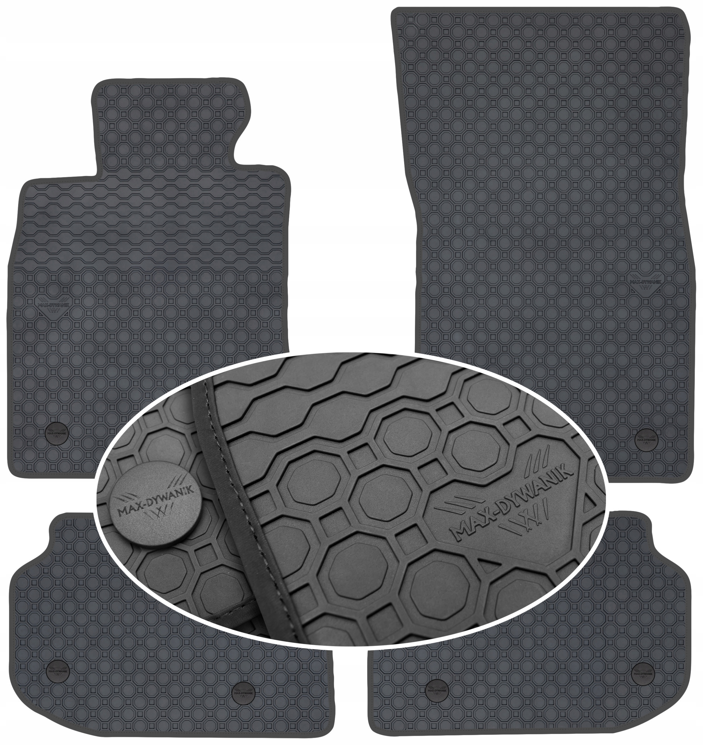 Bmw 5 F10 F11 2010-2013 Koberce Čierne