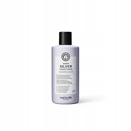 Maria Nila Hydratační Kondicionér Pro Neutralizaci Žlutých Odstínů V Blond Vlasech Sheer Silver