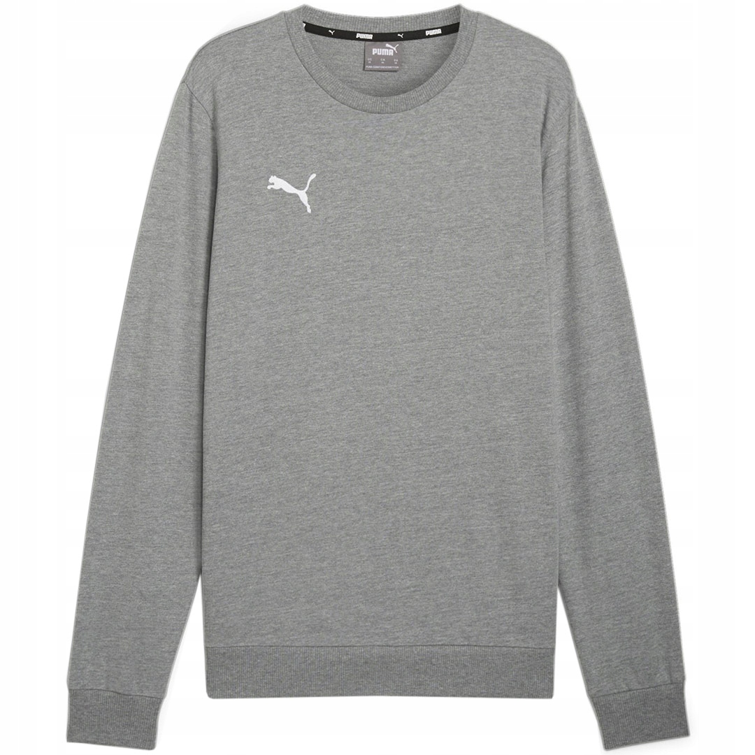 Pánská mikina Puma Team Goal Casuals Crew Neck Sweat šedá 2XL