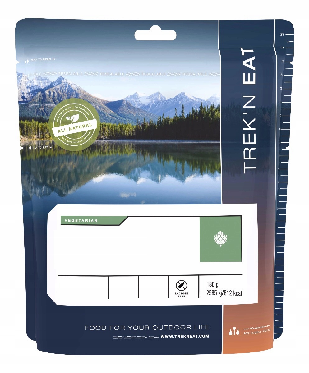 Trek'N Eat Vegetarian meal Bolognese Noodles Camping outdoor survival food
