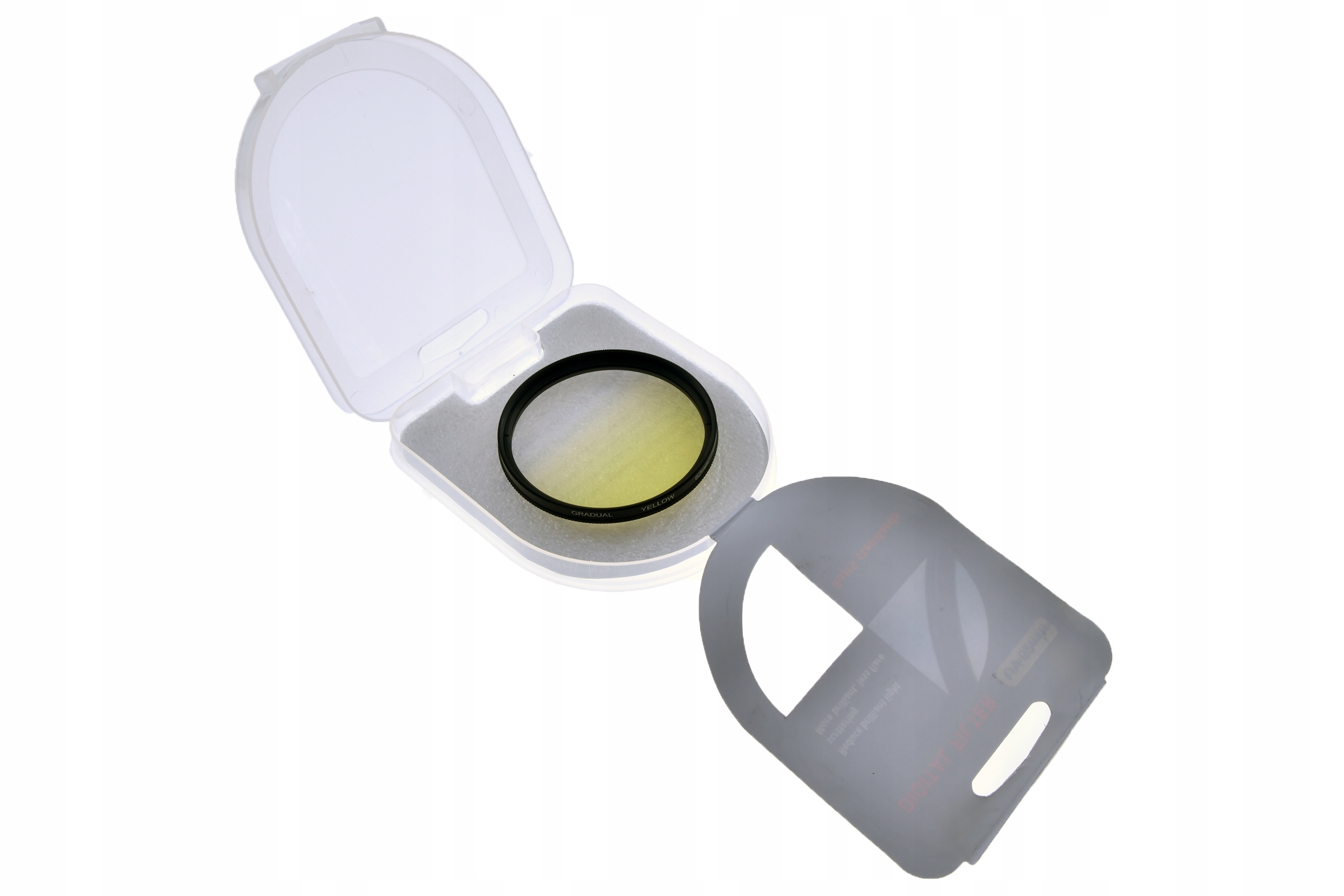Filtr połówkowy 62mm Żółty Marka Inna