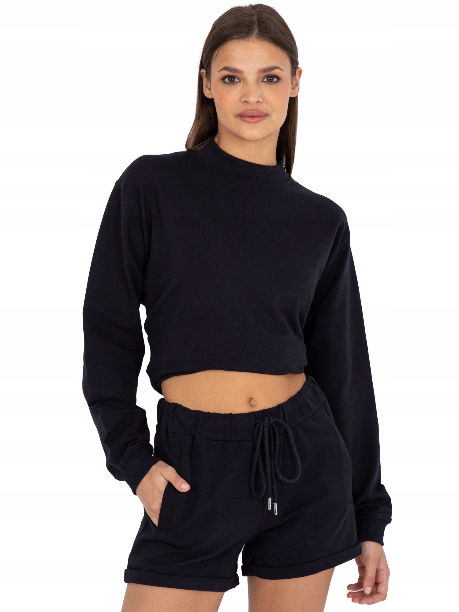

Dresowe Szorty damskie basic spodenki - XL