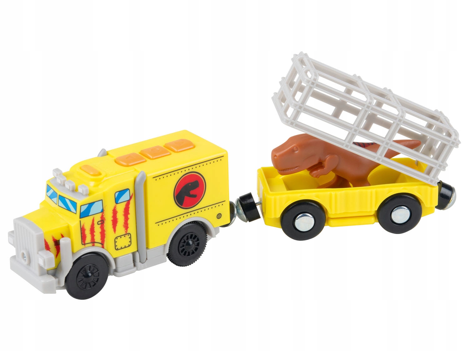 PLAYTIVE DREWNIANA KOLEJKA PARK DINOZAUROW WULKAN 49 ELEMENTÓW DUŻA Marka Playtive