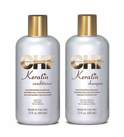 

Chi Keratin zestaw szampon odżywka 2 x 355 ml