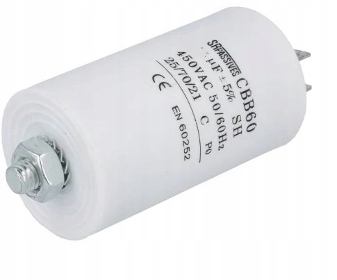

Kondensator rozruchowy do silnika 60uF 450V