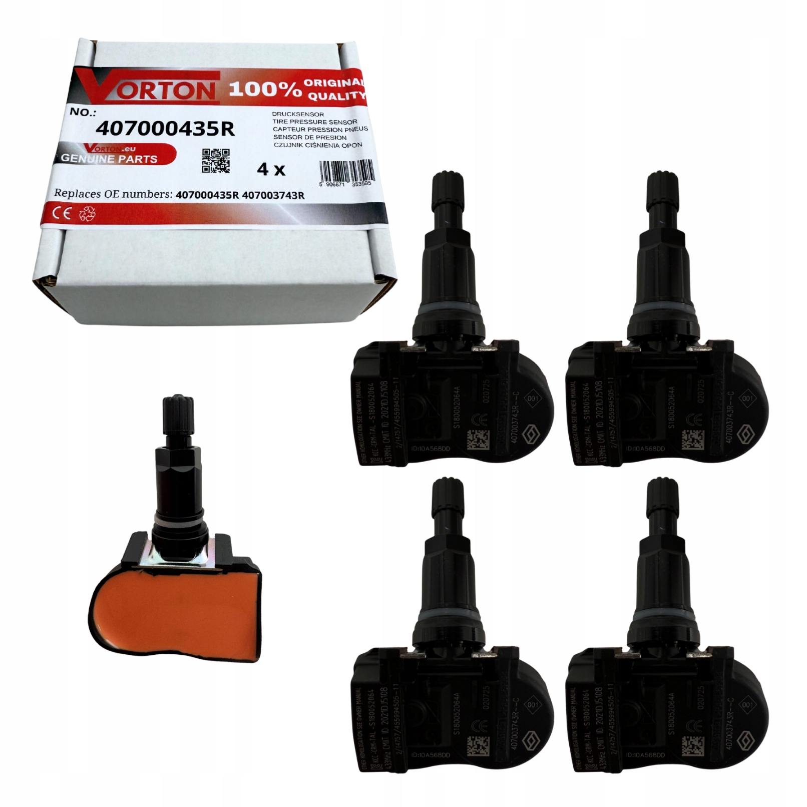 Snímače Tlaku Vzduchu Pneumatiky Kolesá Tpms Renault Laguna Megane Scenic III
