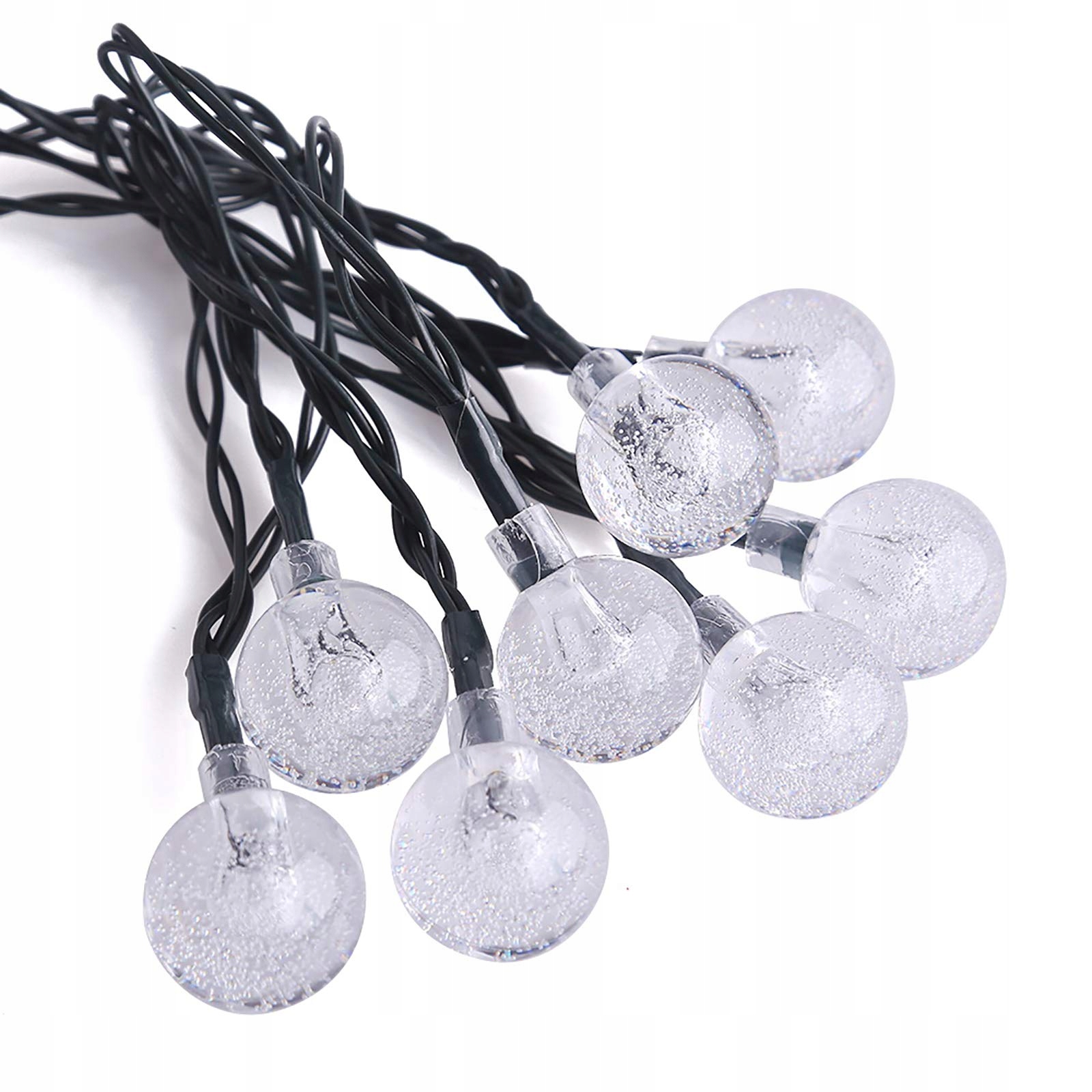 AGM Solarna Girlanda 50 LED Kule Wodoodporna Oświetlenie Ogrodowe — miniatura 9