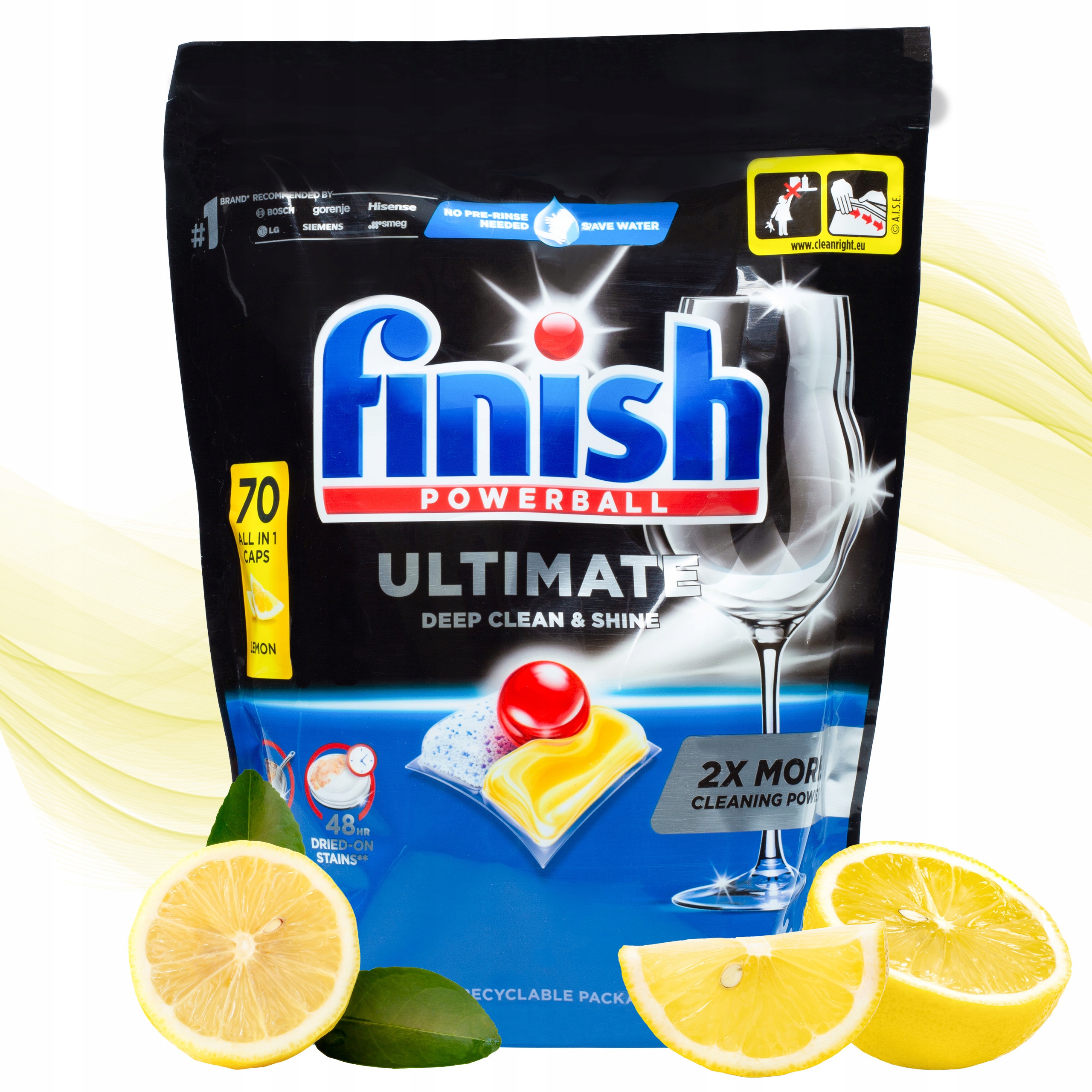 Levně Finish Kapsle do myčky Ultimate All In 1 Tablety Citron 100 ks