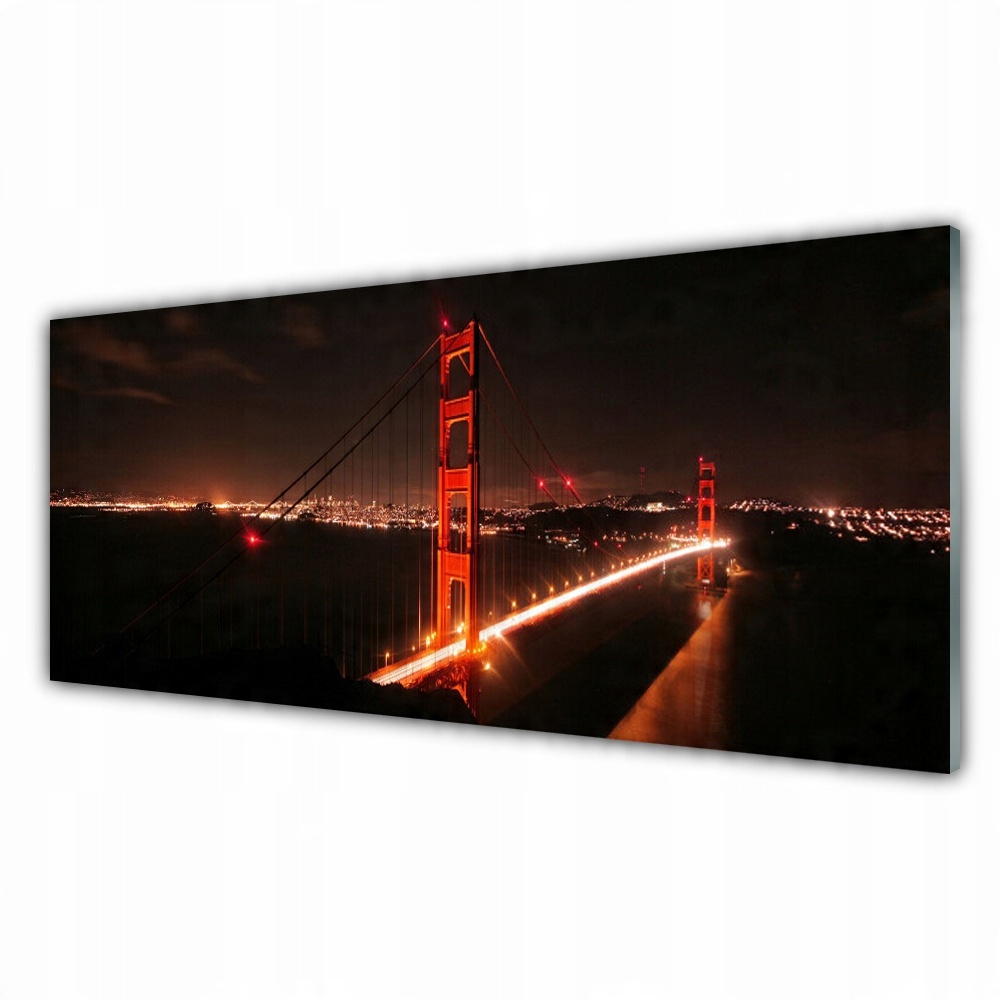 

Fotoobraz akryl z grafiką 125x50 Most Architektura