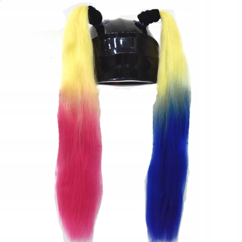 

Włosy Na Kask Motor Blond Harley Quinn 2 Kucyki 60