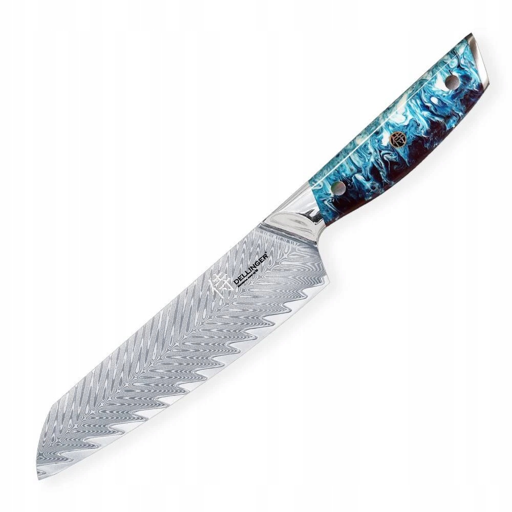 Nůž Santoku Blue 170 mm Dellinger Resin Future